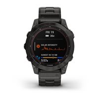 Smartwatch Garmin fēnix® 7 – Sapphire Solar Edition in Titane 010-02540-39 - 010-02540-39